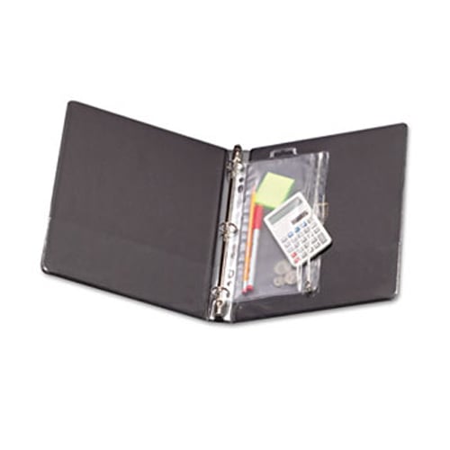 Oxford Clear Punched Zipper Binder Pocket