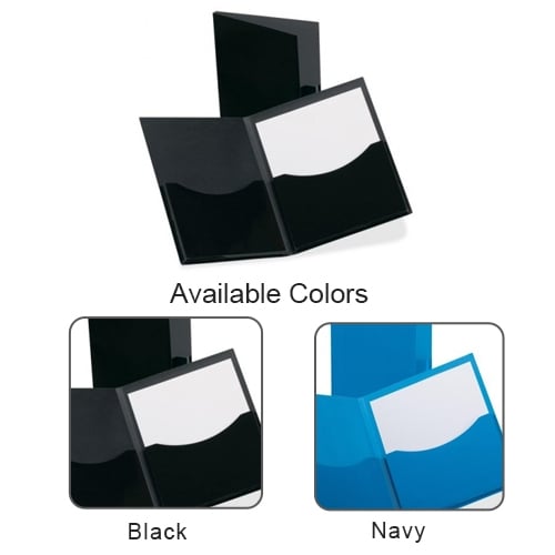 Oxford Laminated DoubleStuff Twin-Pocket Folder