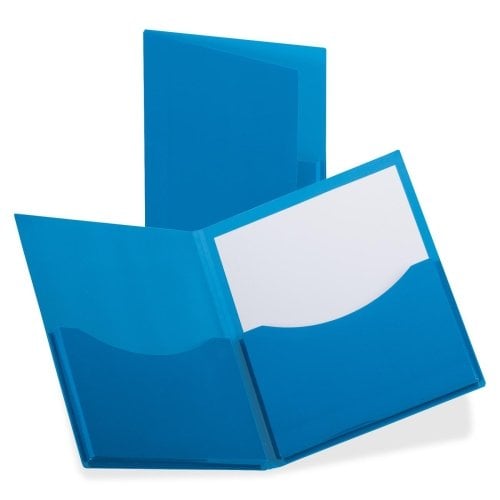 Oxford Laminated DoubleStuff Twin-Pocket Folder