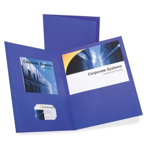 Oxford Purple Textured Paper Letter Size Twin-Pocket Folders - 25pk