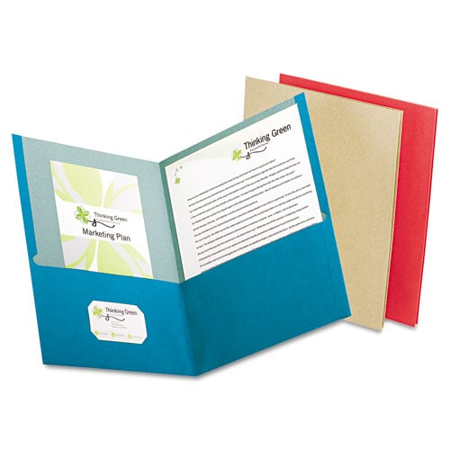 Oxford Recycled Twin-Pocket Portfolio - 25pk