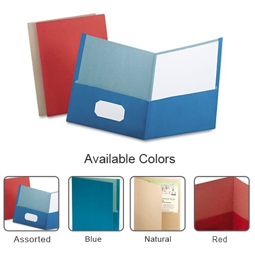 Oxford Recycled Twin-Pocket Portfolio - 25pk