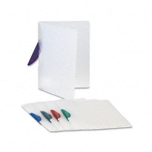Oxford Translucent Gate-Lock Poly Report Cover - 25pk