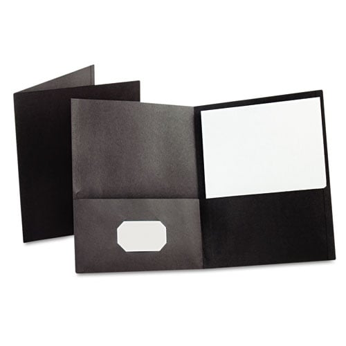 Oxford Textured Paper Letter Size Twin-Pocket Folders - 25pk