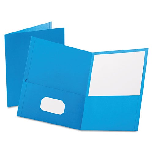 Oxford Textured Paper Letter Size Twin-Pocket Folders - 25pk
