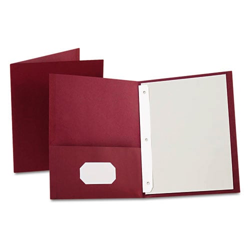Oxford Twin-Pocket Tang Fasteners Portfolios - 25pk