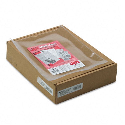 Oxford Utill-Jacs Heavy Duty 9 x 12 Clear Envelopes - 50pk