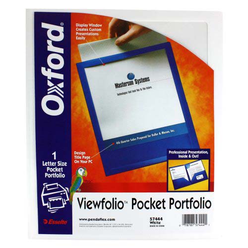 Oxford ViewFolio Poly Portfolios