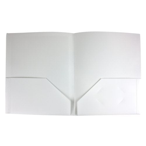 Oxford White ViewFolio Poly Portfolios