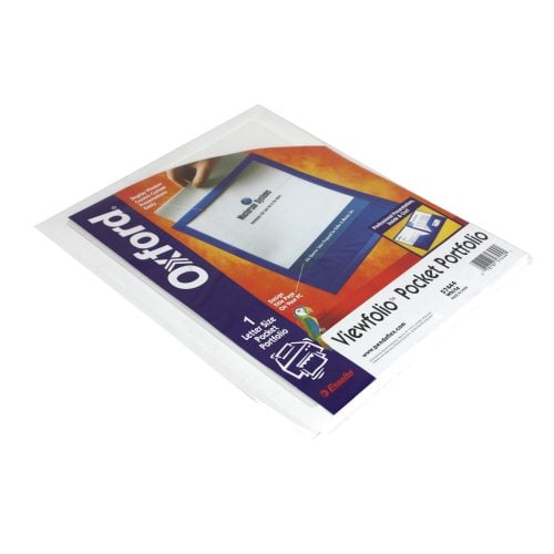 Oxford White ViewFolio Poly Portfolios