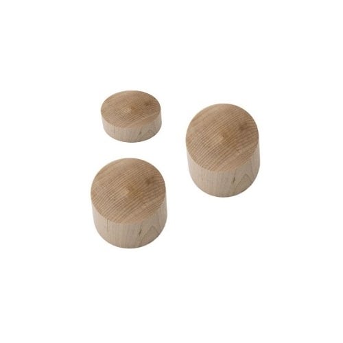 1-3/8" x 1/4" Wood Drill Blocks - 12pk