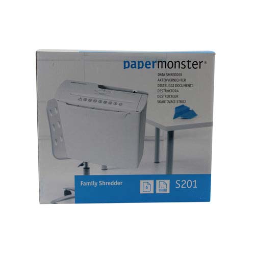 Papermonster 9/32" Strip Cut Family Data Shredder - SOLD OUT!!