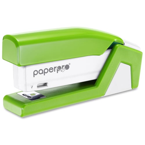 PaperPro inJOY Green One-Finger 20-Sheet Compact Stapler - 1513