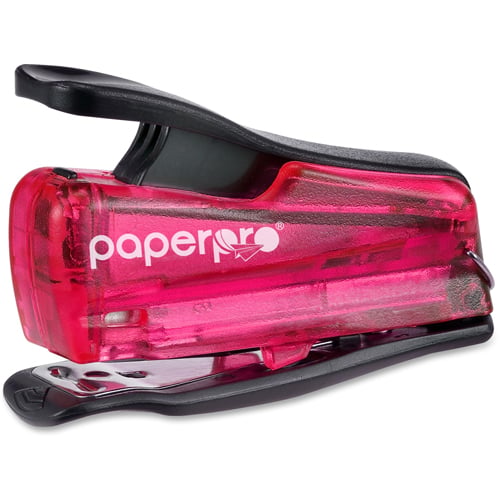 PaperPro inJOY Nano Translucent Pink 12-Sheet Mini Stapler - 1813