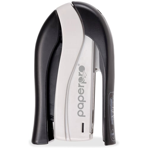 PaperPro inSHAPE Black 15-Sheet Stand-Up Compact Stapler - 1455