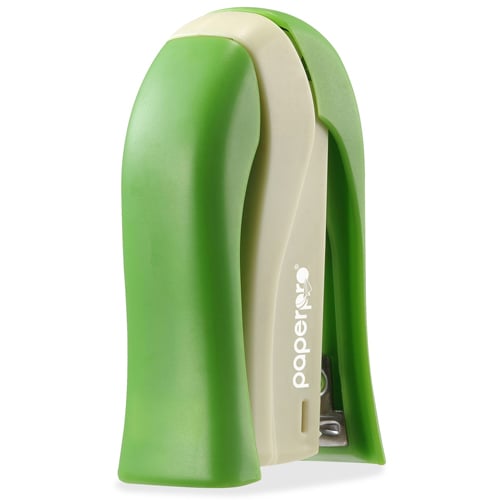 PaperPro inSHAPE Green 15-Sheet Stand-Up Compact Stapler - 1453
