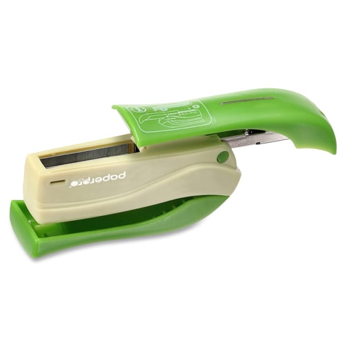 PaperPro inSHAPE Green 15-Sheet Stand-Up Compact Stapler - 1453