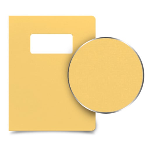 Peachy Peach 8.75" x 11.25" Card Stock Covers with Windows - 100pk