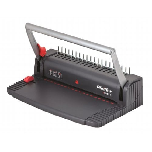 Pfeiffer uBind 2.0 Manual Plastic Comb Binding Machine Starter Kit