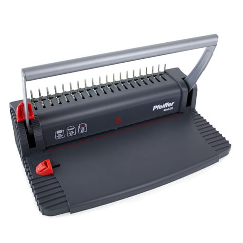 Pfeiffer uBind 2.0 Manual Plastic Comb Binding Machine Starter Kit