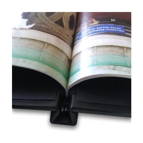 8.5" x 11.75" Portrait Black Cloth Pinchbook Hard Cover Photo Books with Window (5 Pack) Item#85851175BLKCLP - Clearance Sale
