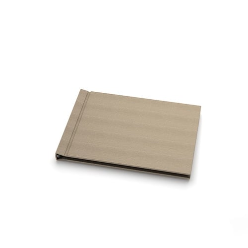 Pinchbook 5" x 7" Landscape Taupe Cloth Photobook Hardcovers  - 10pk - Clearance Sale