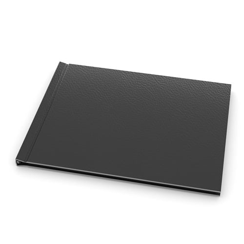 Pinchbook 8.5" x 11" Landscape Black Leather Photobook Hardcovers - 5pk