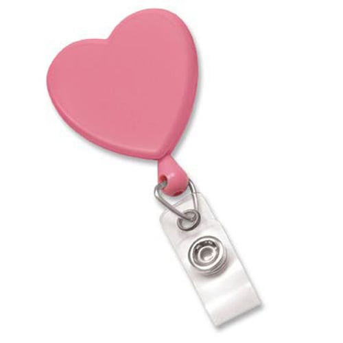 Heart-Shaped Badge Reels