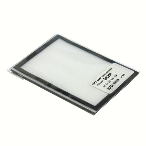 Pizzazz Pouch 4.25" x 6.25" Classic Frames Black Sheen-24pk