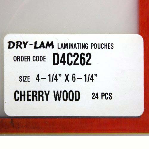 Pizzazz Pouch 4.25" x 6.25" Classic Frames Cherry Wood-24pk
