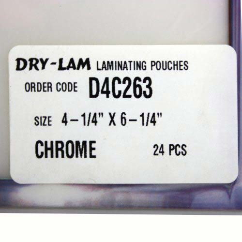 Pizzazz Pouch 4.25" x 6.25" Classic Frames Chrome-24 pk
