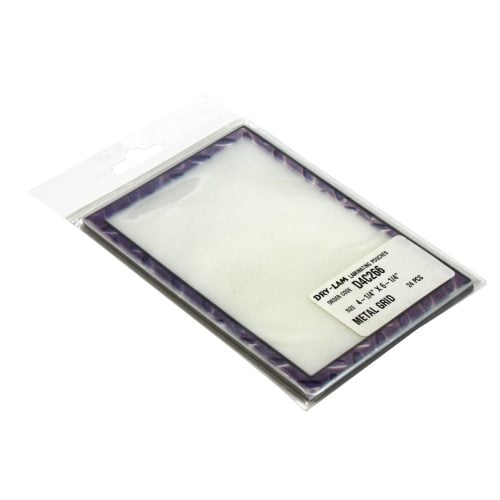 Pizzazz Pouch 4.25" x 6.25" Classic Frames Metal Grid-24pk