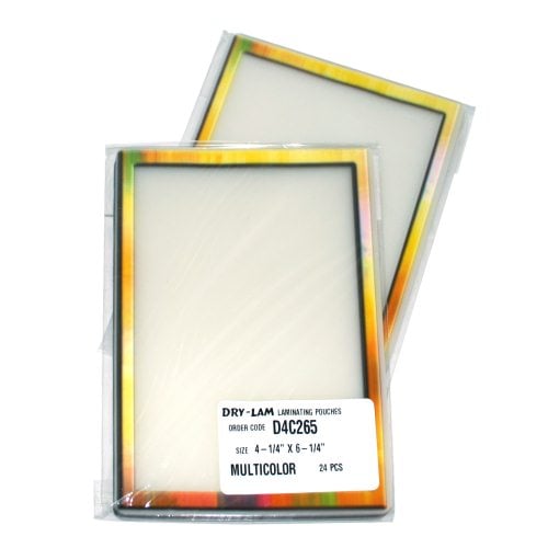 Pizzazz Pouch 4.25" x 6.25" Classic Frames MultiColor-24 pk