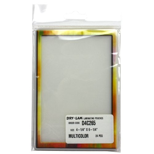 Pizzazz Pouch 4.25" x 6.25" Classic Frames MultiColor-24 pk