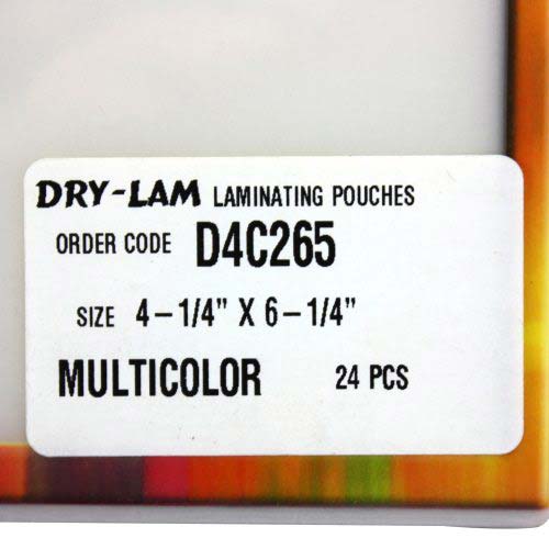 Pizzazz Pouch 4.25" x 6.25" Classic Frames MultiColor-24 pk