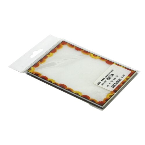 Pizzazz Pouch 4.25" x 6.25" Fun Frame Sun Flower Pck-24 pk