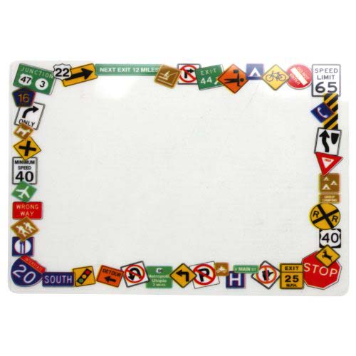 Pizzazz Pouch 4.25" x 6.25" Fun Frames Assortment-24 pk