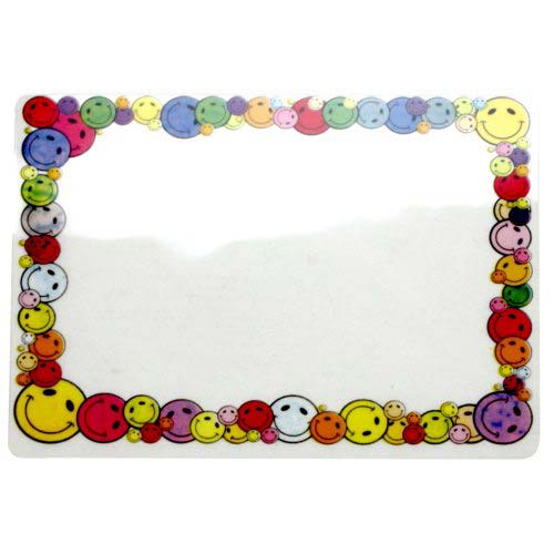 Pizzazz Pouch 4.25" x 6.25" Fun Frames Assortment-24 pk