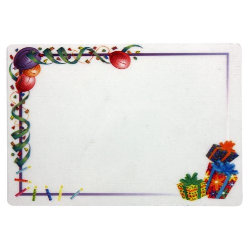 Pizzazz Pouch 4.25" x 6.25" Fun Frames Birthday Pack-24 pk