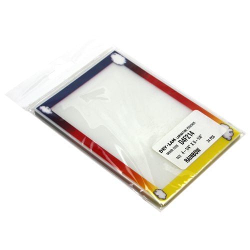 Pizzazz Pouch 4.25" x 6.25" Fun Frames Rainbow Pack-24 pk