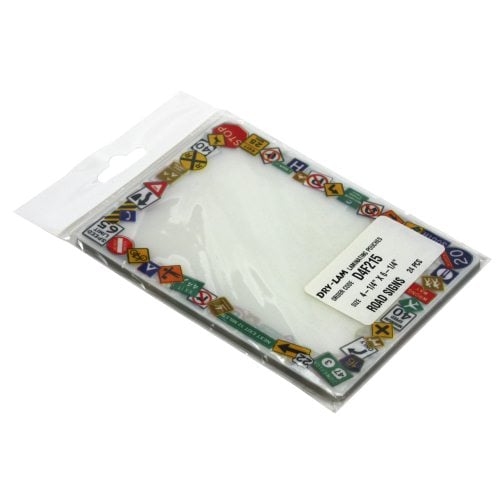 Pizzazz Pouch 4.25" x 6.25" Fun Frames Road Sign Pck-24 pk