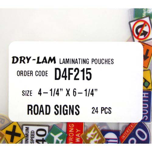 Pizzazz Pouch 4.25" x 6.25" Fun Frames Road Sign Pck-24 pk