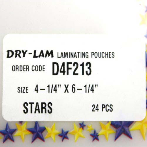 Pizzazz Pouch 4.25" x 6.25" Fun Frames Stars Pack-24 pk