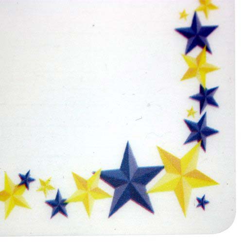 Pizzazz Pouch 4.25" x 6.25" Fun Frames Stars Pack-24 pk