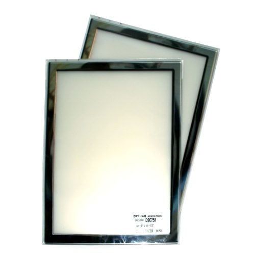 Pizzazz Pouch 9" x 11.5" Classic Frames Black Sheen-24 pk