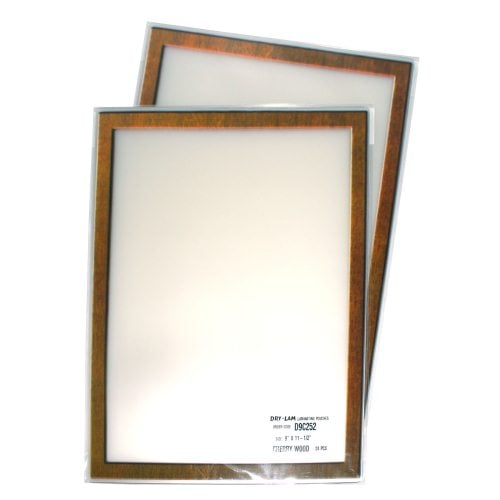 Pizzazz Pouch 9" x 11.5" Classic Frames Cherry Wood-24 pk