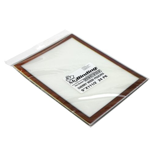 Pizzazz Pouch 9" x 11.5" Classic Frames Cherry Wood-24 pk