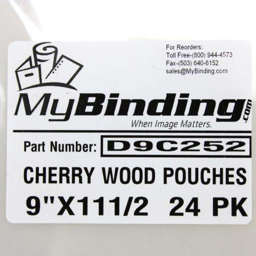 Pizzazz Pouch 9" x 11.5" Classic Frames Cherry Wood-24 pk