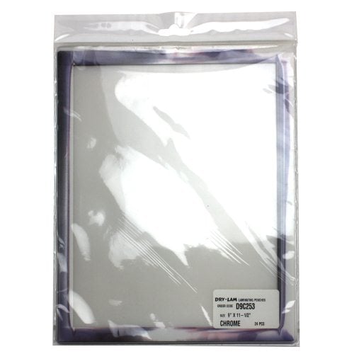 Pizzazz Pouch 9" x 11.5" Classic Frames Chrome Pack-24 pk
