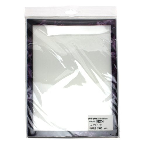 Pizzazz Pouch 9" x 11.5" Classic Frames Purple Stone-24 pk